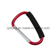 D Shape Aluminum Snap Hook with Soft Foam Grip Dr-Z0107